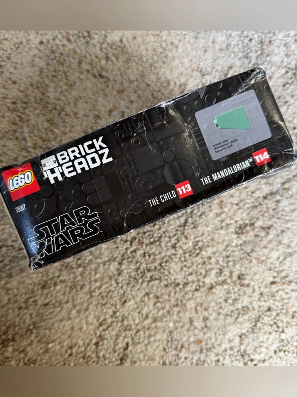 NIB LEGO BrickHeadz Star Wars The Mandalorian & The Child Box Set